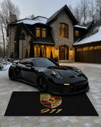 Premium Porsche Garage Rug – 152 x 221 cm  (5x7 ft)
