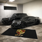 Premium Porsche Garage Rug – 152 x 221 cm  (5x7 ft)