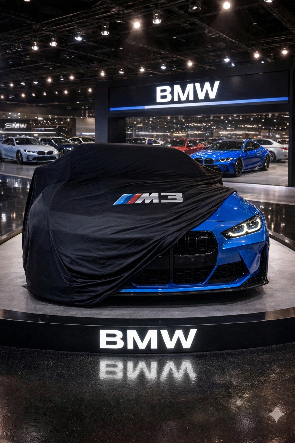 BMW Car Cover indoor Cover For BMW - Blue - ///M5