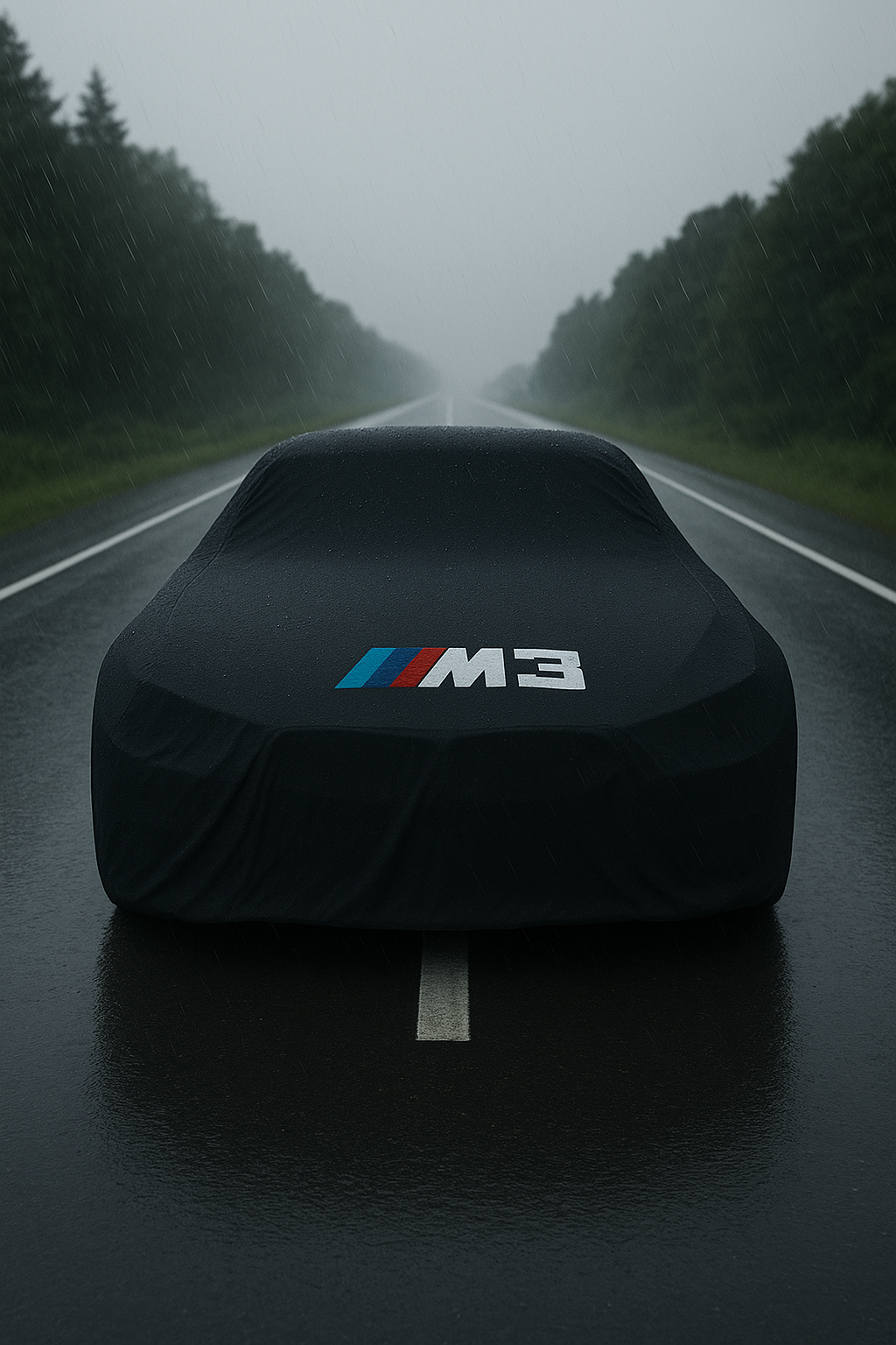 Fits BMW M Performance Outdoor Car Cover – Waterproof & Custom For M2 M3 M4 M5 M6 M8 - M Performance Logo on Windshield - All Weather Cover Inside Cotton