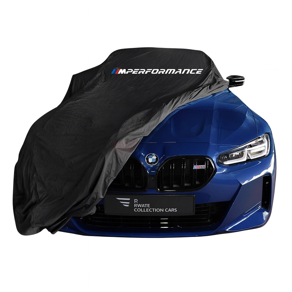 Fits BMW M Performance Outdoor Car Cover – Waterproof & Custom For M2 M3 M4 M5 M6 M8 - M3 Logo - All Weather Cover Inside Cotton