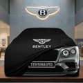 BENTLEY CONTİNENTAL GT GEN 2 2011-2018 Custom Fit Indoor Car Cover Soft Stretch Black Gray Blue Red Dust Protection Garage Cover Laser Cut + Bag - Black