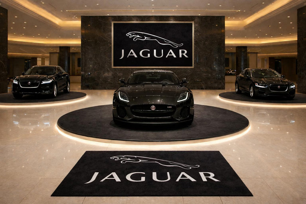 Premium Jaguar Garage Rug – 152 x 221 cm(5x7 ft)