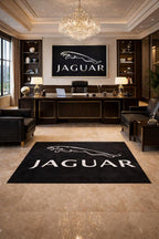 Premium Jaguar Garage Rug – 152 x 221 cm(5x7 ft)