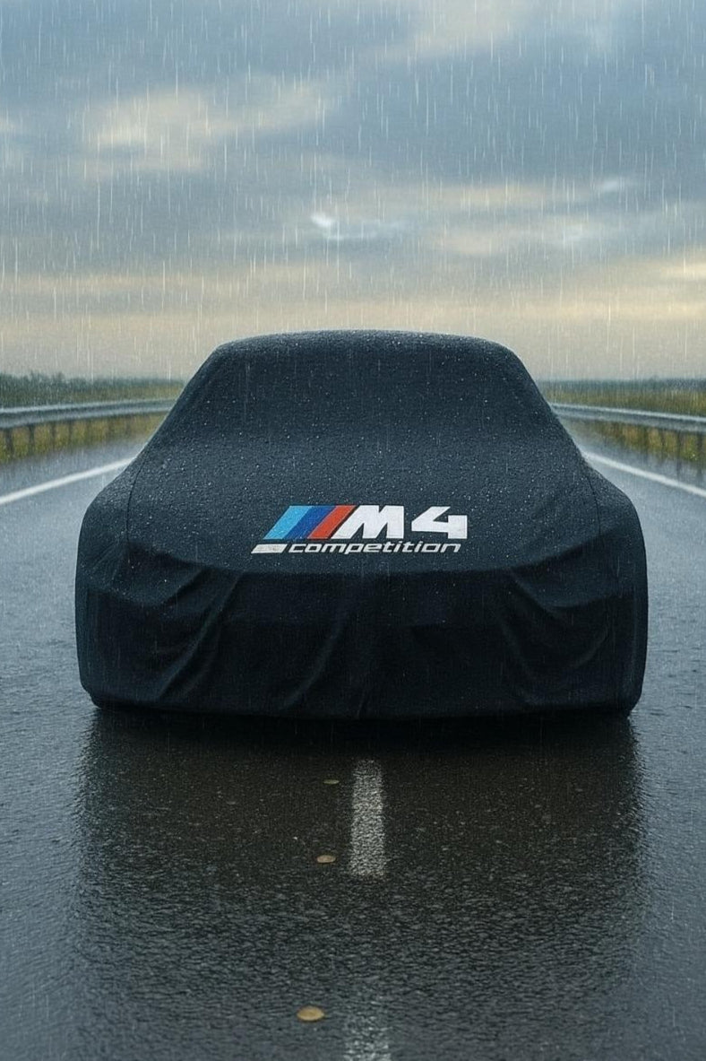 Fits BMW M Performance Outdoor Car Cover – Waterproof & Custom For M2 M3 M4 M5 M6 M8 - BMW Logo - Only Waterproof Cover