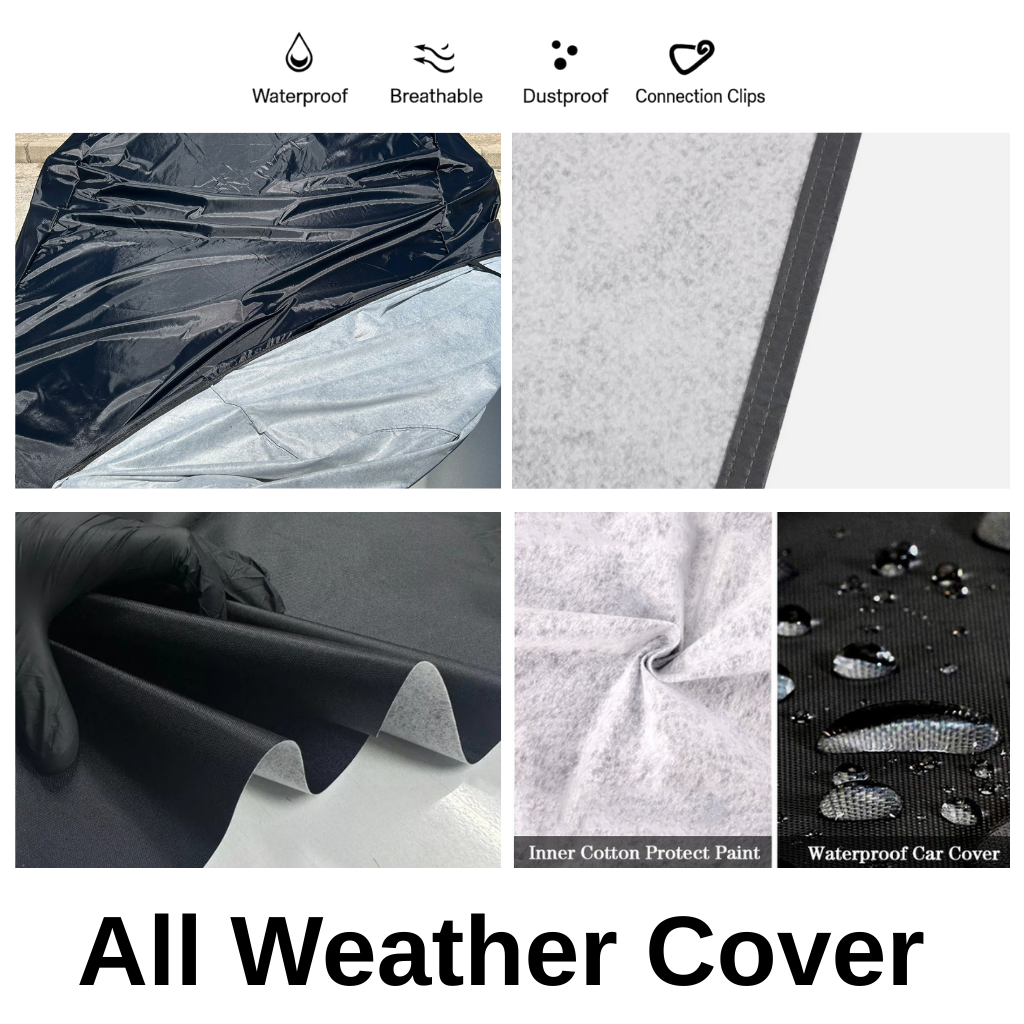 Fits BMW M Performance Outdoor Car Cover – Waterproof & Custom For M2 M3 M4 M5 M6 M8 - M3 Logo - Only Waterproof Cover