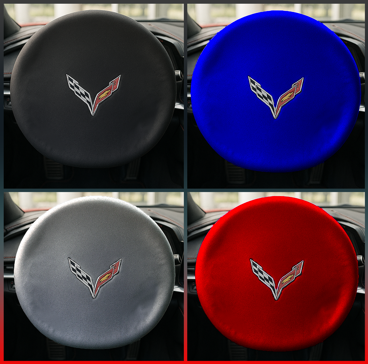 Corvette Custom Fit Premium Steering Wheel Cover