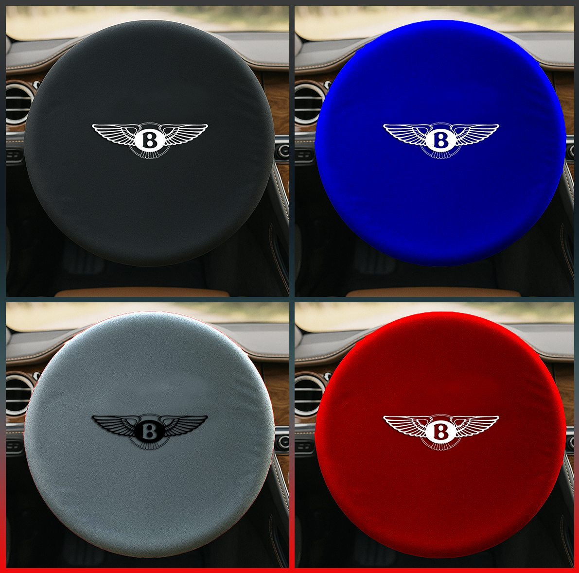 Bentley Bentayga (2015-2020) Custom Fit Indoor Car Cover Soft Stretch Black Gray Blue Red Dust Protection Garage Cover Laser Cut + Bag
